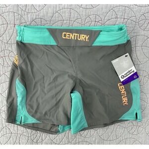 Century Spider Monkey Fight Shorts Gray Green‎ MMA Martial Arts / Women's 6